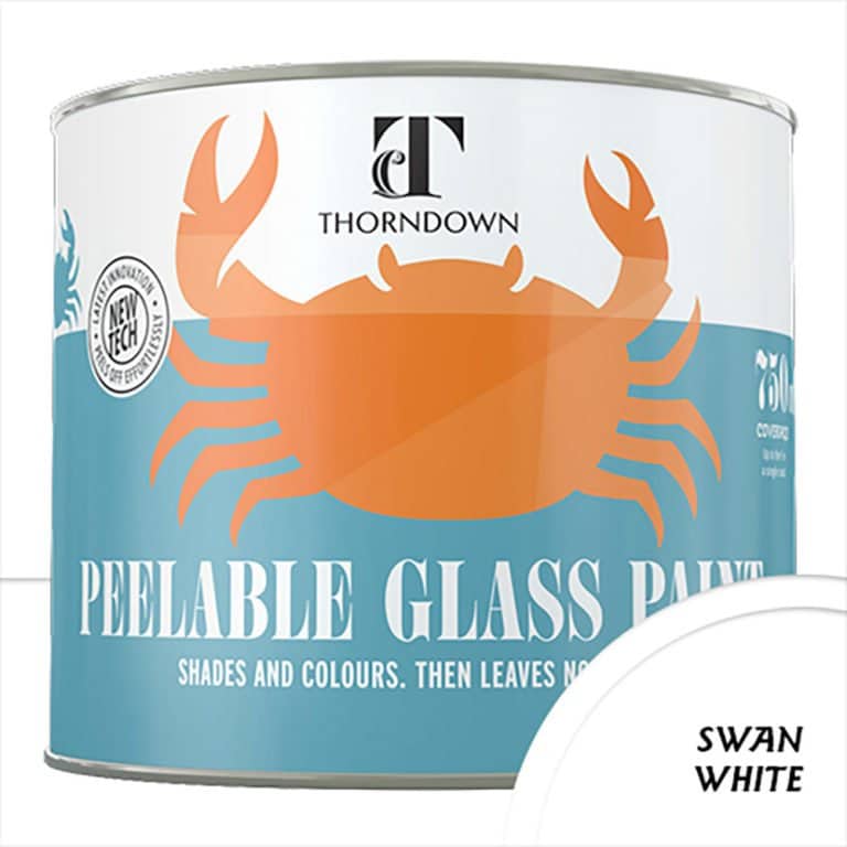 Swan White Peelable Glass Paint Thorndown Wood & Glass Paint