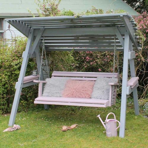 Thorndown-Lead-Grey-and-Rock-Rose-Wood-Paint-on-Zest-Miami-Swing-Seat_3