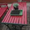 Thorndown-Rowan-Berry-Red-Wood-Paint-table