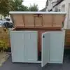 Thorndown-Wispy-Willow-Wood-Paint-on-Bike-Shed-Co-store-Bi-folds