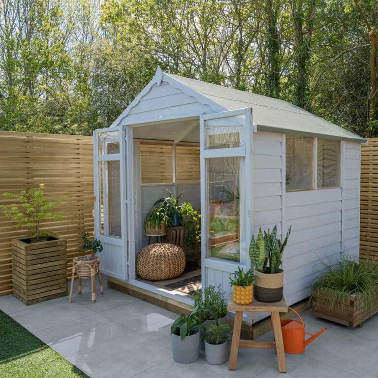 Thorndown_Zinc-Grey-and-RAL-9003-Wood-Paint-on-Forest-Oakley-Summerhouse_sq