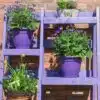 Purple Rain Wood Paint Forest