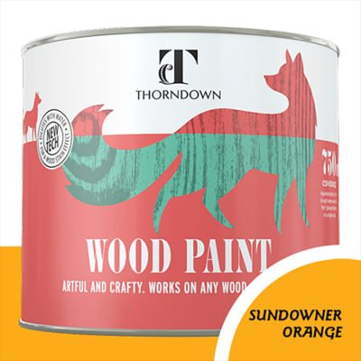 Sundowner Orange Wood Paint | Thorndown Wood & Glass Paints
