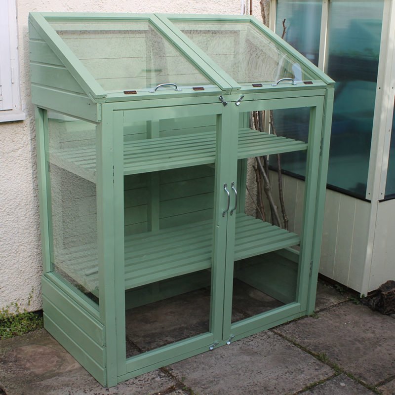 Painting a Mini Greenhouse with Thorndown Wood Paint Thorndown Paints