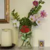 Thorndown-Dragon-Red-and-Cathedral-Green-Peelable-Glass-Paint-Rose-stencil-on-vase
