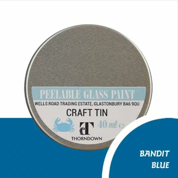 40ml Peelable Glass Paint Craft Tin from Thorndown