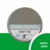 40ml Goblin Green Craft Tin Peelable Glass Paint from Thorndown Paints