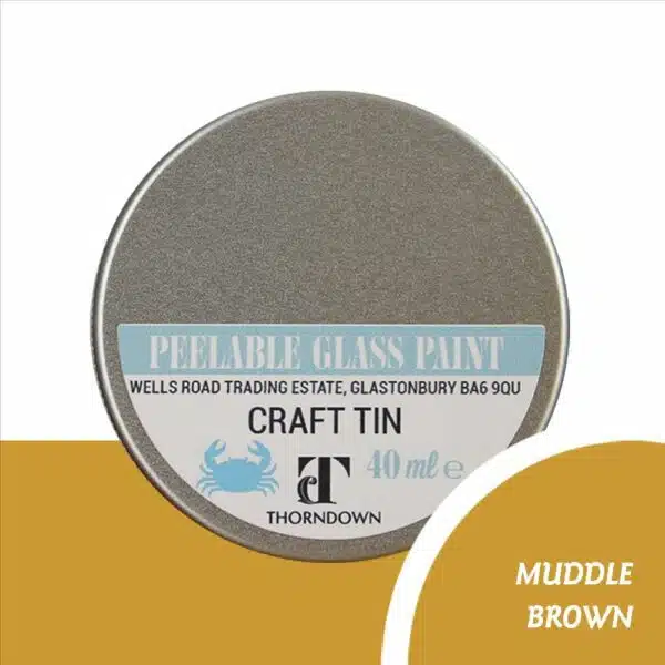 40ml Peelable Glass Paint Craft Tin from Thorndown