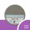 40ml Purple Puffin Peelable Glass Paint Craft Tine from Thorndown