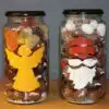 Snow-Flake-Bottle-lights-with-Thorndown-Peelable-Glass-Paint-Christmas-Stencil-Craft-Pack