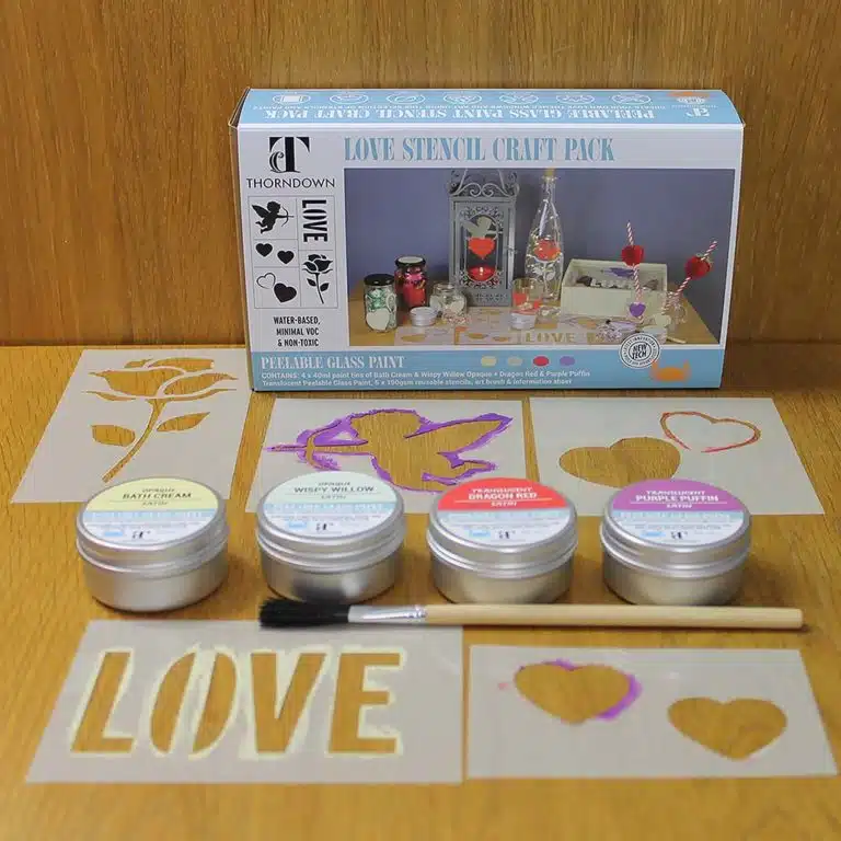 Thorndown-Love-Stencil-Craft-Pack