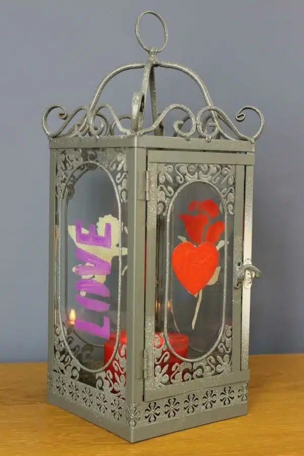 Thorndown-Peelable-Glass-Paint-Love-Stencil-Craft-Pack-Lantern