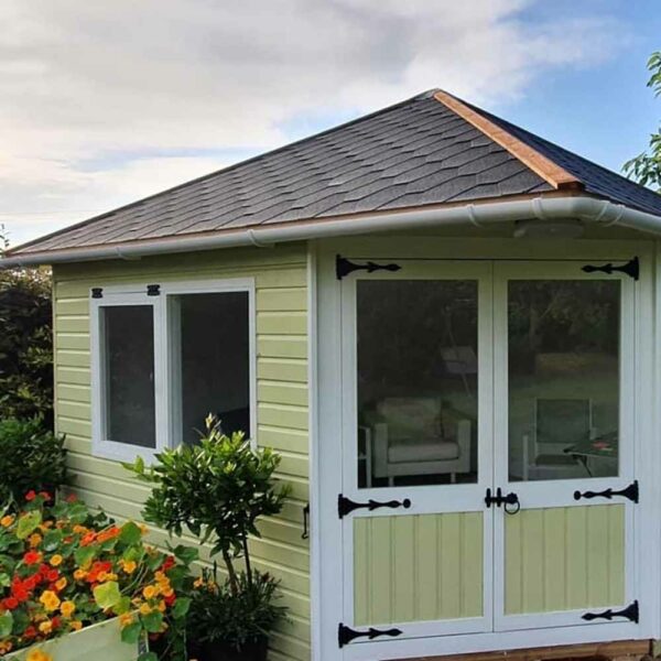 Harris-Rhyne-Green-and-Limestone-Wood-Paint-Summerhouse1