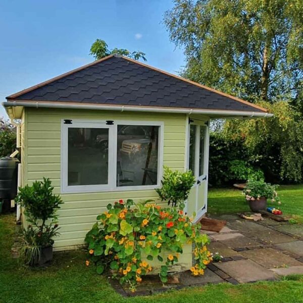 Harris-Rhyne-Green-and-Limestone-Wood-Paint-Summerhouse2