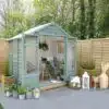 Thorndown-Bullrush-Green-and-RAL-9003-Wood-Paint-on-Oakley-Summerhouse_sq