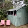 Thorndown-Wood-Paint-Bullrush-Green-on-Forest-shed_Organised-by-Charlotte_sq