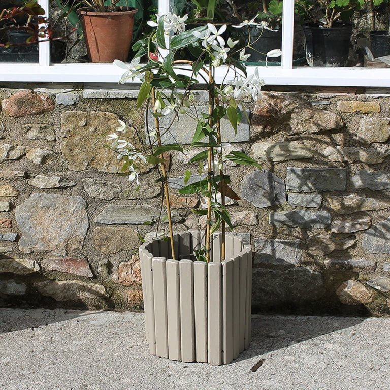 Thorndown-Tor-Stone-Wood-Paint-on-Log-Plant-Holder