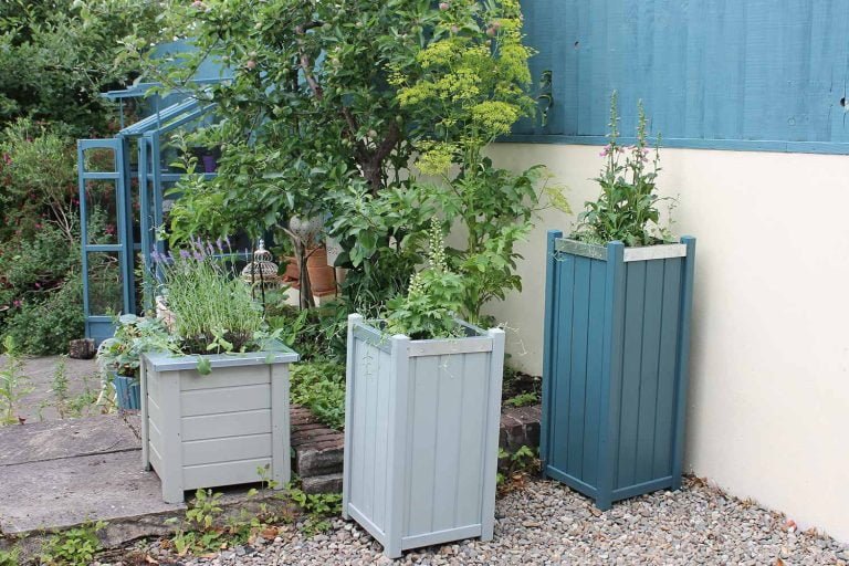 Forest-Slender-Planters-painted-in-Thorndown-Wood-Paint