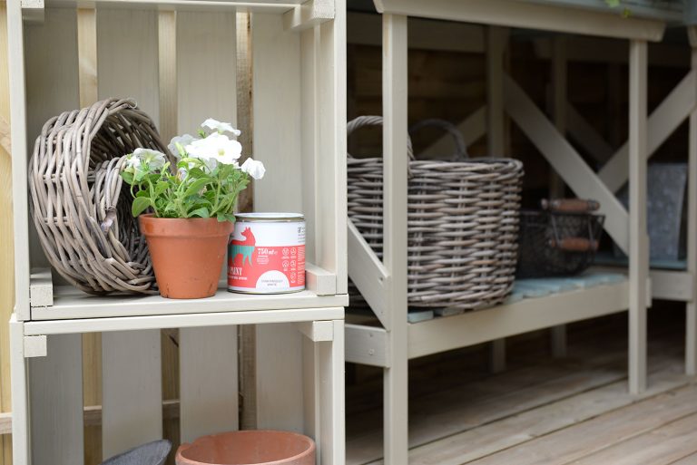 Thorndown-Cow-Parsley-White-Wood-Paint-on-timber-crates-and-staging