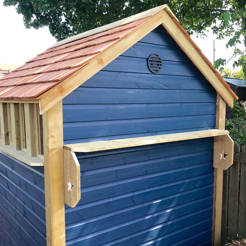 Thorndown-Bishop-Blue-Wood-Paint-on-Wood-and-Space-shed-walls