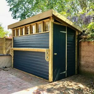 Thorndown-Bishop-Blue-wood-paint-on-Wood-and-Space-shed