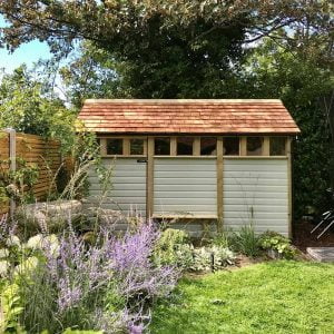 Thorndown-RAL-100-70-10-Wood-Paint-on-Wood-and-Space-Shed-wall