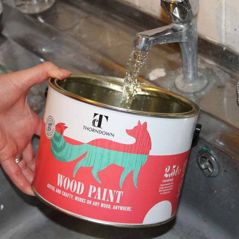 Reuse Thorndown Paint Tins as Plant Pots Thorndown Paints Wood