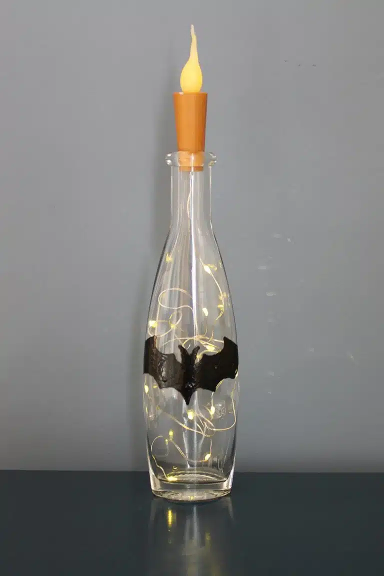 Thorndown-Bat-Black-Peelable-Glass-Paint-Halloween-Bat-Stencil-on-bottle-light