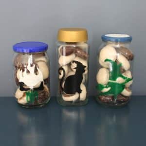Thorndowns-Peelable-Glass-Paint-Halloween-stencil-on-treat-jars_4