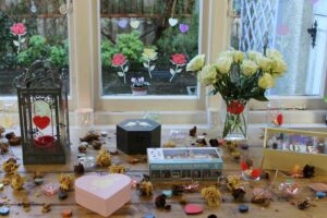 Thorndown-Peelable-Glass-Paint-Love-Stencil-Pack-painted-items2