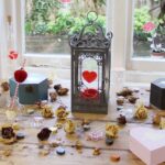 Thorndown-Peelable-Glass-Paint-Love-Stencil-Pack-painted-lantern-and-items