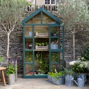 Thorndown-Field-Green-Wood-Paint-on-Forest-Georgian-Wall-Greenhouse_sq