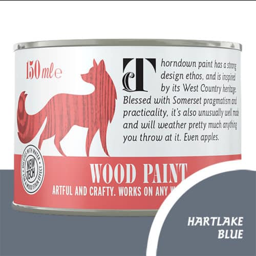 Hartlake Blue Wood Paint Thorndown Paints Wood Paints, Glass Paints