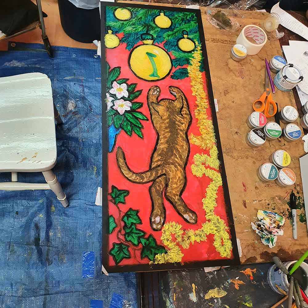 Thorndown-Peelable-Glass-Paint-Cat-panel-being-painted-4_SMC