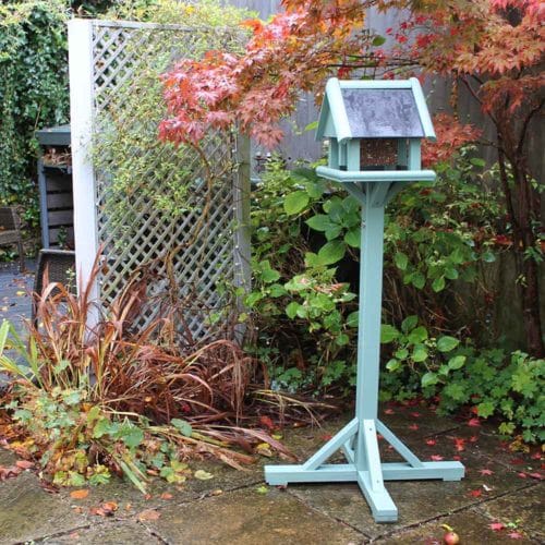 Thorndown-Bullrush-Green-Wood-Paint-on-Hutton-Epsom-Bird-Table