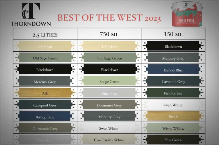 Best Selling Wood Paint Colours 2023 Thorndown Paints Wood Paints