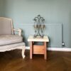 Thorndown-Old-Sage-Green-Wall-Paint-on-wall-and-radiator