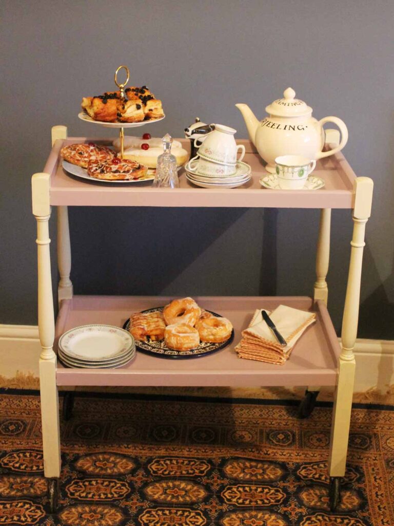 Thorndown-Rock-Rose-and-Doulting-Stone-Wood-Paint-on-tea-trolley_4